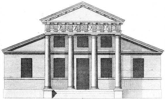 típica fachada palladiana