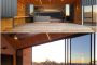 casa solar en Tasmania - terraza cocina