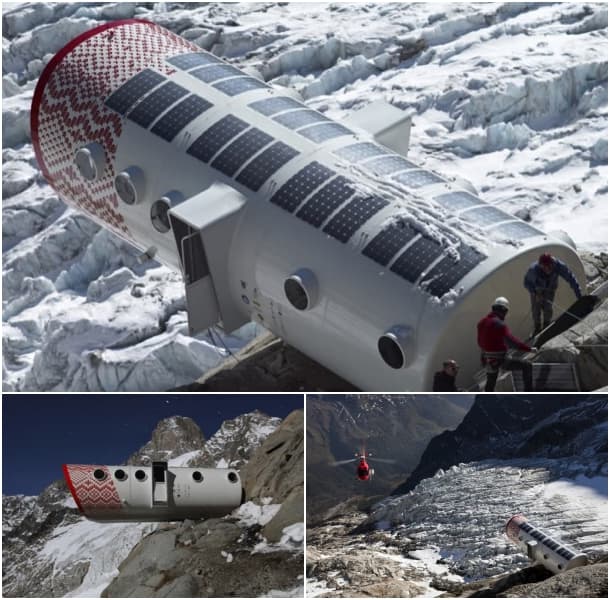 Refugio Gervasutti autosuficiente sostenible