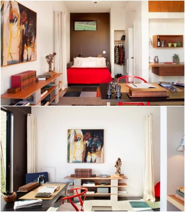 interior estudio para artistas Diane Middlebrook