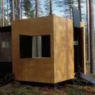 moderno refugio finlandes madera