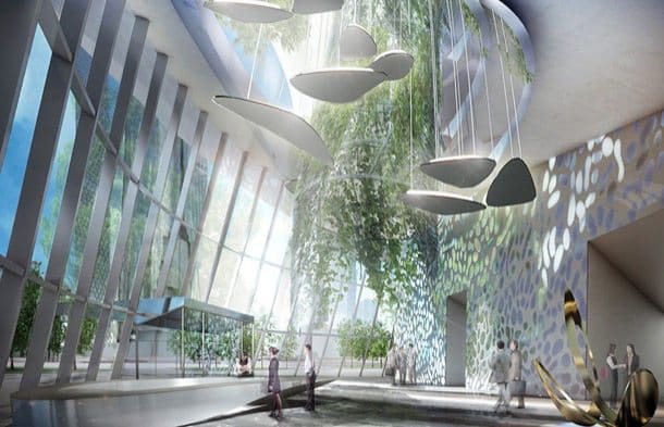 Flying Garden Tower Frankfurt - interior