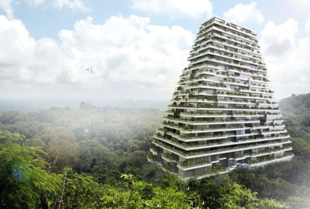 pirámide de apartamentos para México