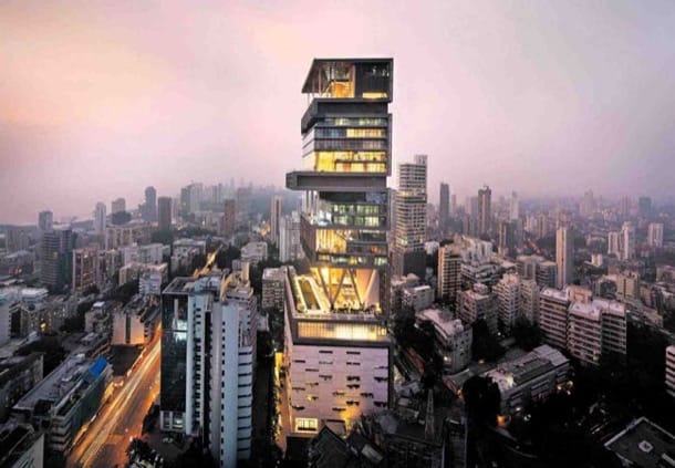 Antilia House casa Mukesh Ambani