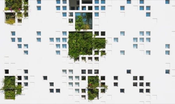Edificio con vegetación (Nicosia), de Jean Nouvel