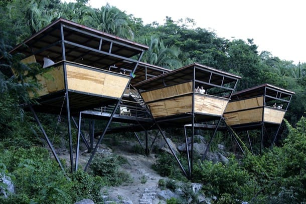 refugios en la selva de México