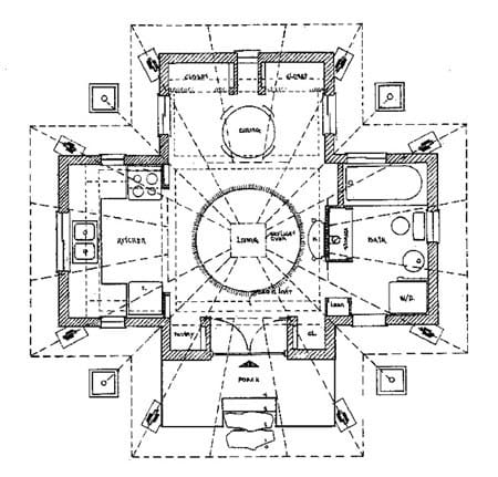 Quietude plano de planta