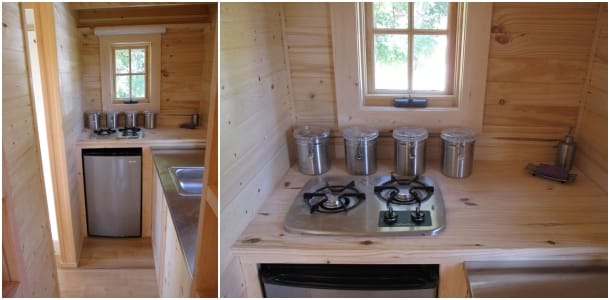 cocina casa de madera Fencl - Tumblewed