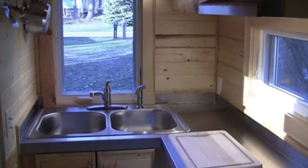 Casa rodante de 18m2, con estructura de madera y acabados saludables