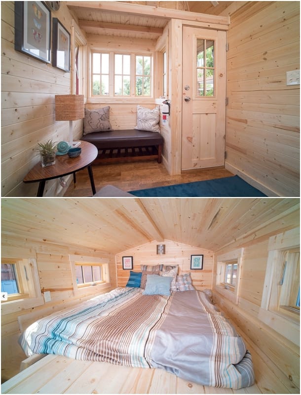 interior mini casa Tumbleweed
