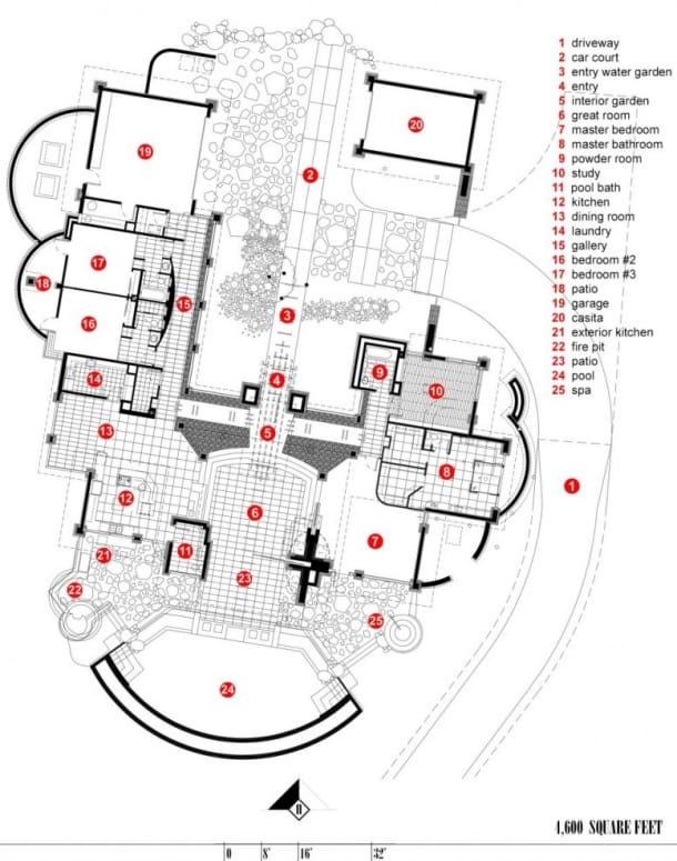 plano de planta Residencia Rusnak