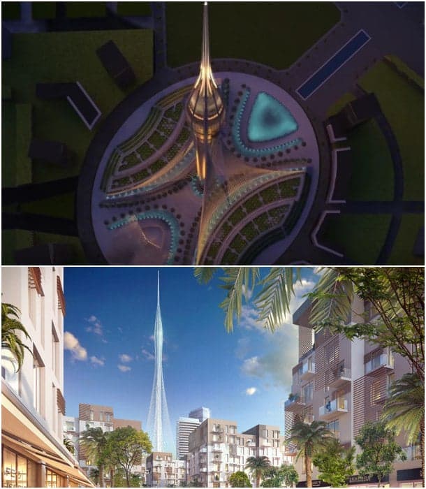 renders Dubai Creek Tower