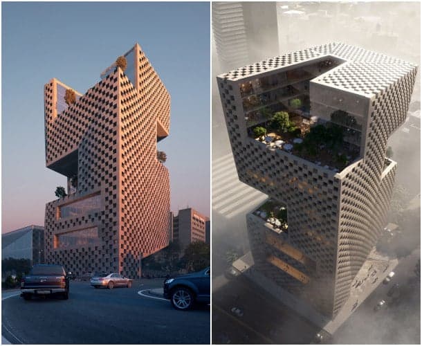 edificio de oficinas Snøhetta Beirut