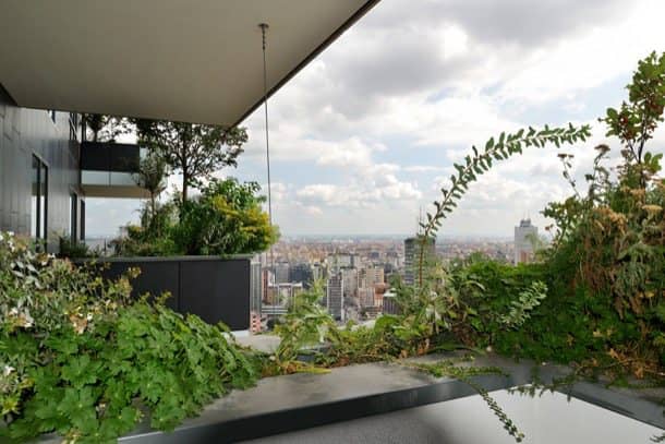 Bosco Verticale terrazas con arboles