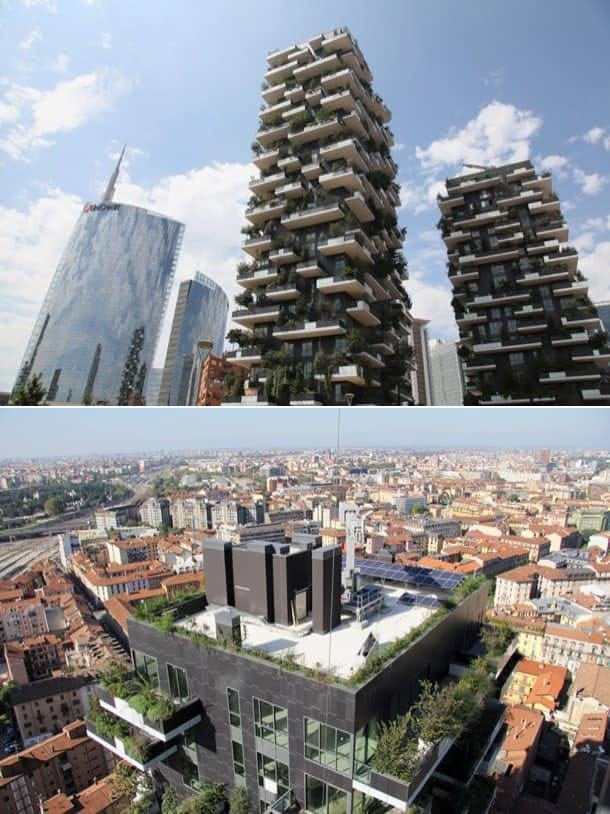 exterior Bosco Verticale Milan