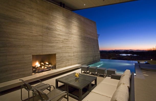 terraza piscina Desert Wing House