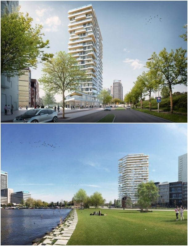 torre de madera HAUT Amstelkwartier