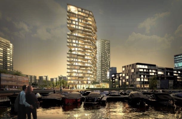 Torre residencial de madera para Ámsterdam