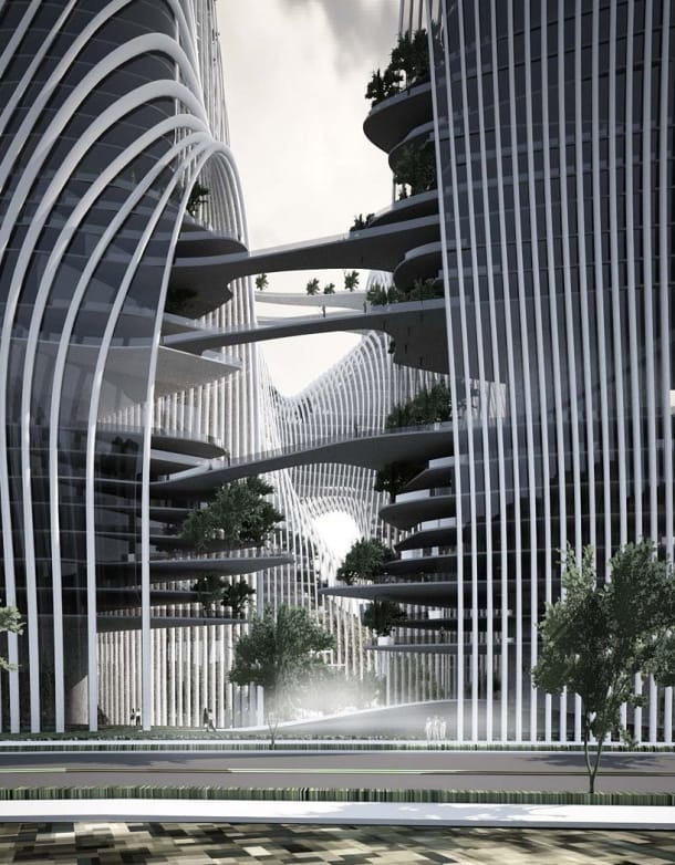 torres Shan-shui City MAD Architects
