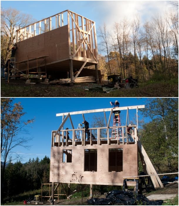 construcción casa de madera Peter King
