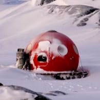 iglu prefabricado en la Antartida