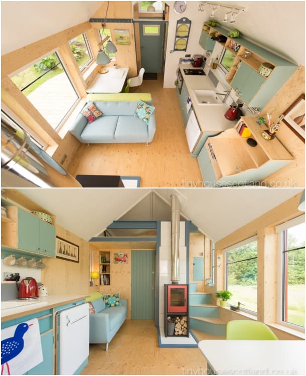 interior casita estilo nordico vintage