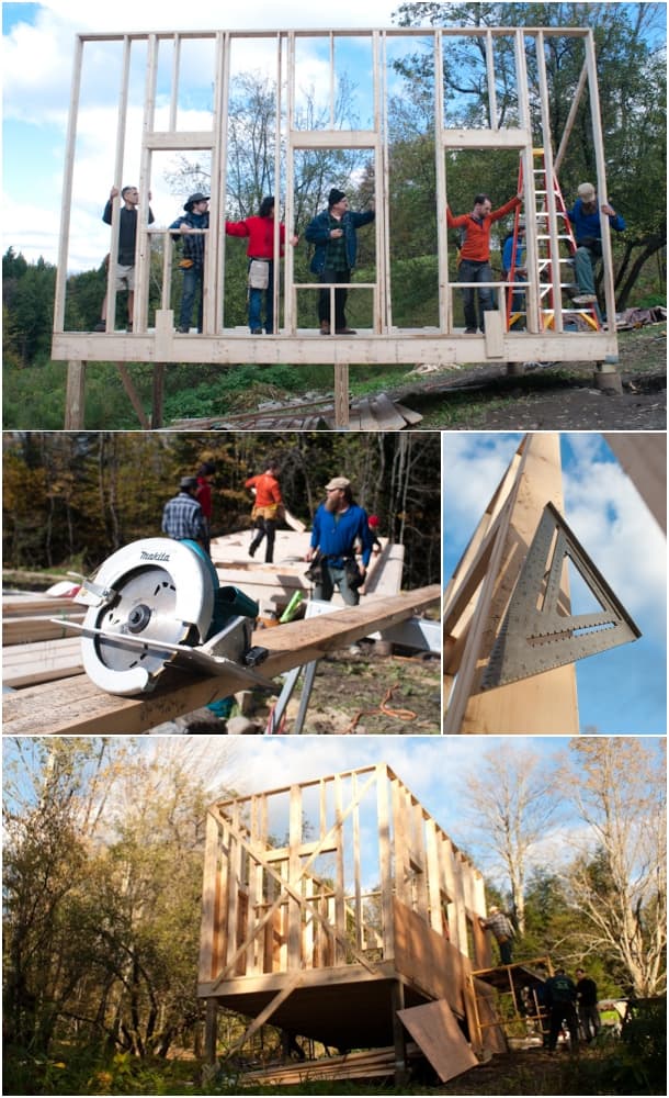 taller Peter King construcción de casas de madera
