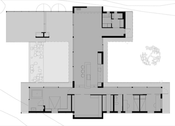 plano planta vivienda H-House