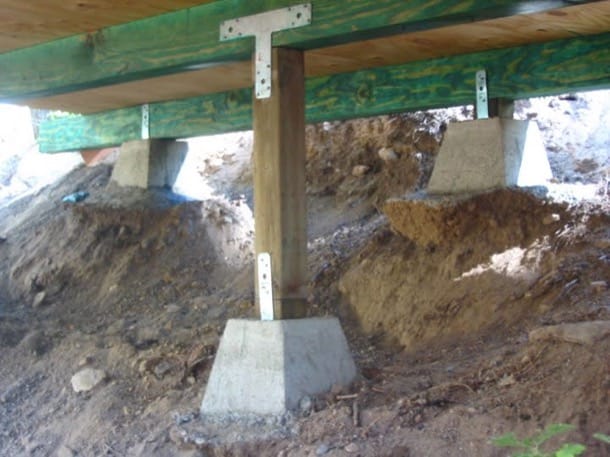 detalle cimentación casa en ladera