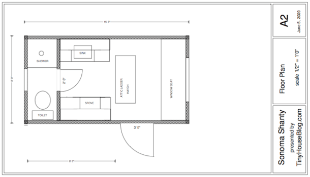 plano planta Sonoma Shanty