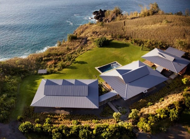 vista aérea - Slaughterhouse Beach House - Maui Hawai