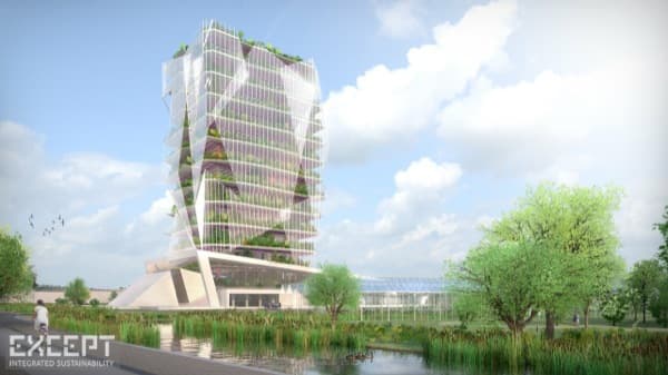 render torre Hortus Celestia - Holanda