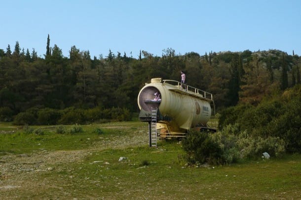 Apartamentos Keg en camiones cisterna como alojamiento rural