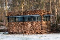 Tree Trunk Garden House