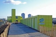 cafetería y mirador con contenedores, Londres