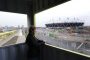 panorámica hacia el estadio olímpico de Londres, desde View Tube