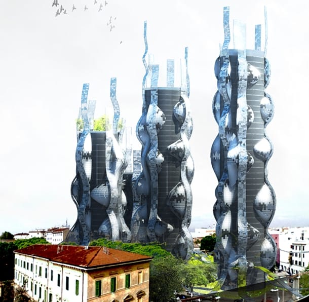 tres torres Soundscape Towers - Roma