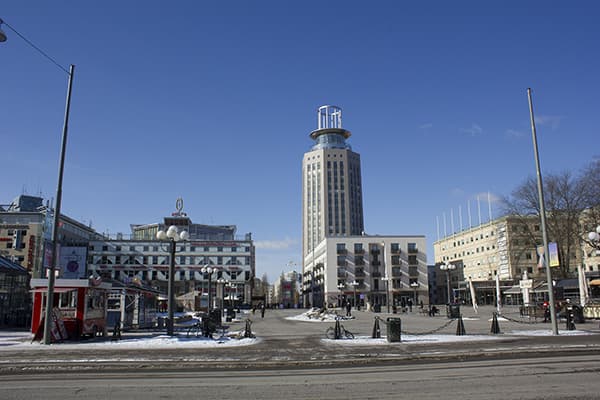 vista del 2013 de la Söder Torn de Estocolmo