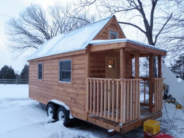 casa móvil inspirada en el modelo Tarleton de Tumbleweed