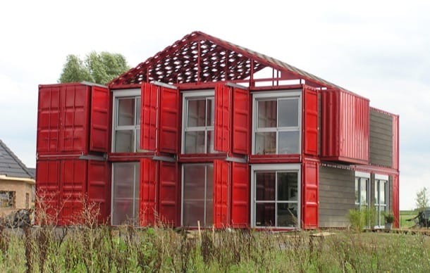 exterior de la Maison Container Lille