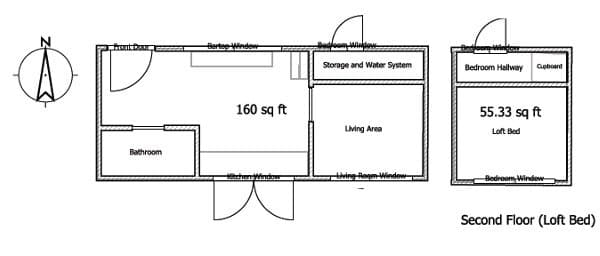 plano de planta de Leaf House version2