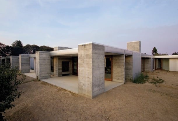 Orchard House - casa de hormigon en Sonoma