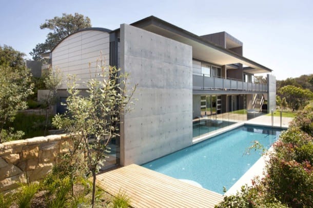 piscina de la Casa Mosman en Australia, por Popov Bass