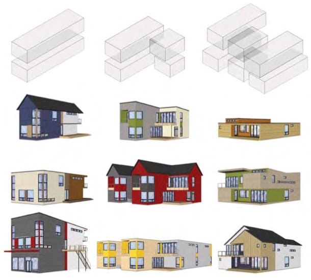 Diseños línea M Casas Hive Modular