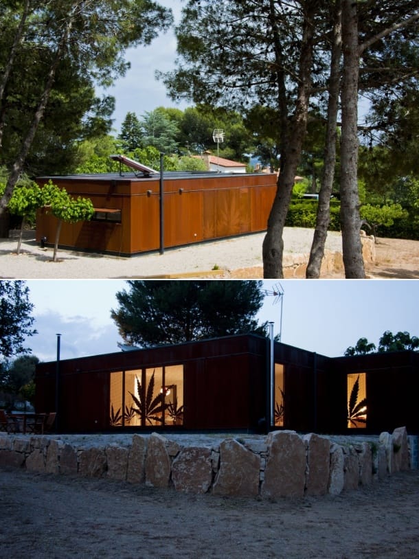 paneles solares en la Casa Menta