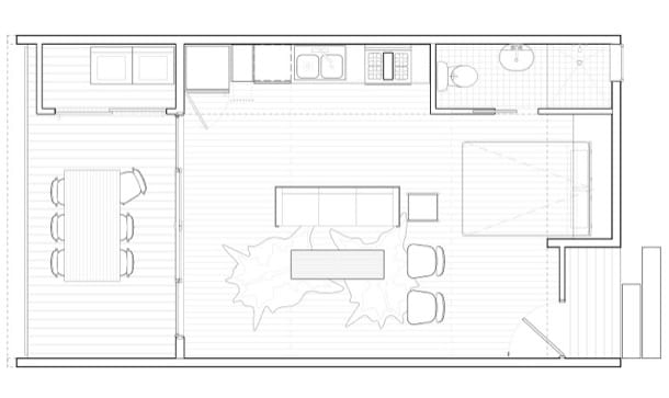 plano planta The Casita