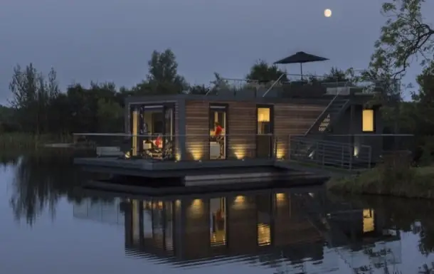 casa prefabricada flotante Bluefield Houseboats