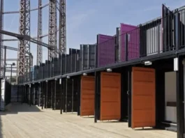 Containerville oficinas con contenedores