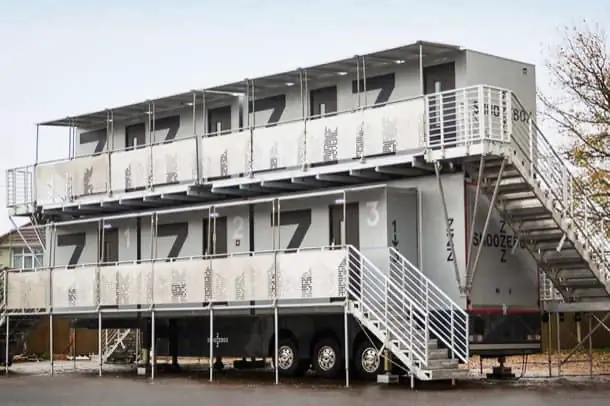 hotel container exterior