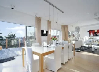 Casa estilo nórdico decoración comedor